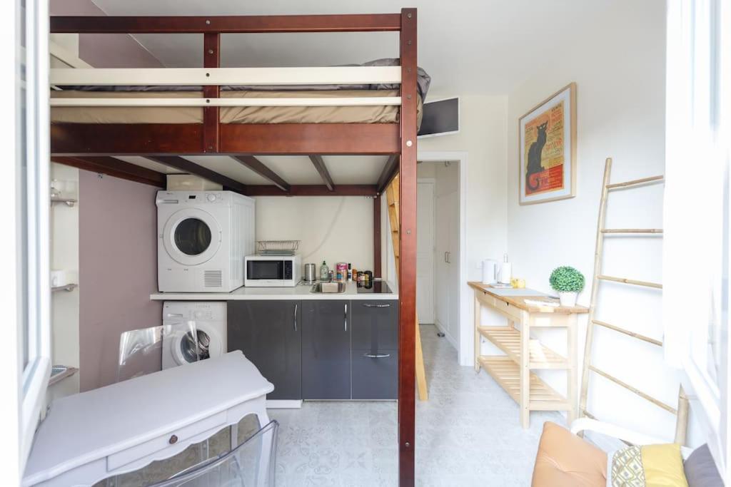 Sacre Petit Studio In The Coeur Of Montmartre Paris Exterior foto